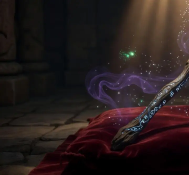 A legendary glowing artifact resting on a stone pedestal